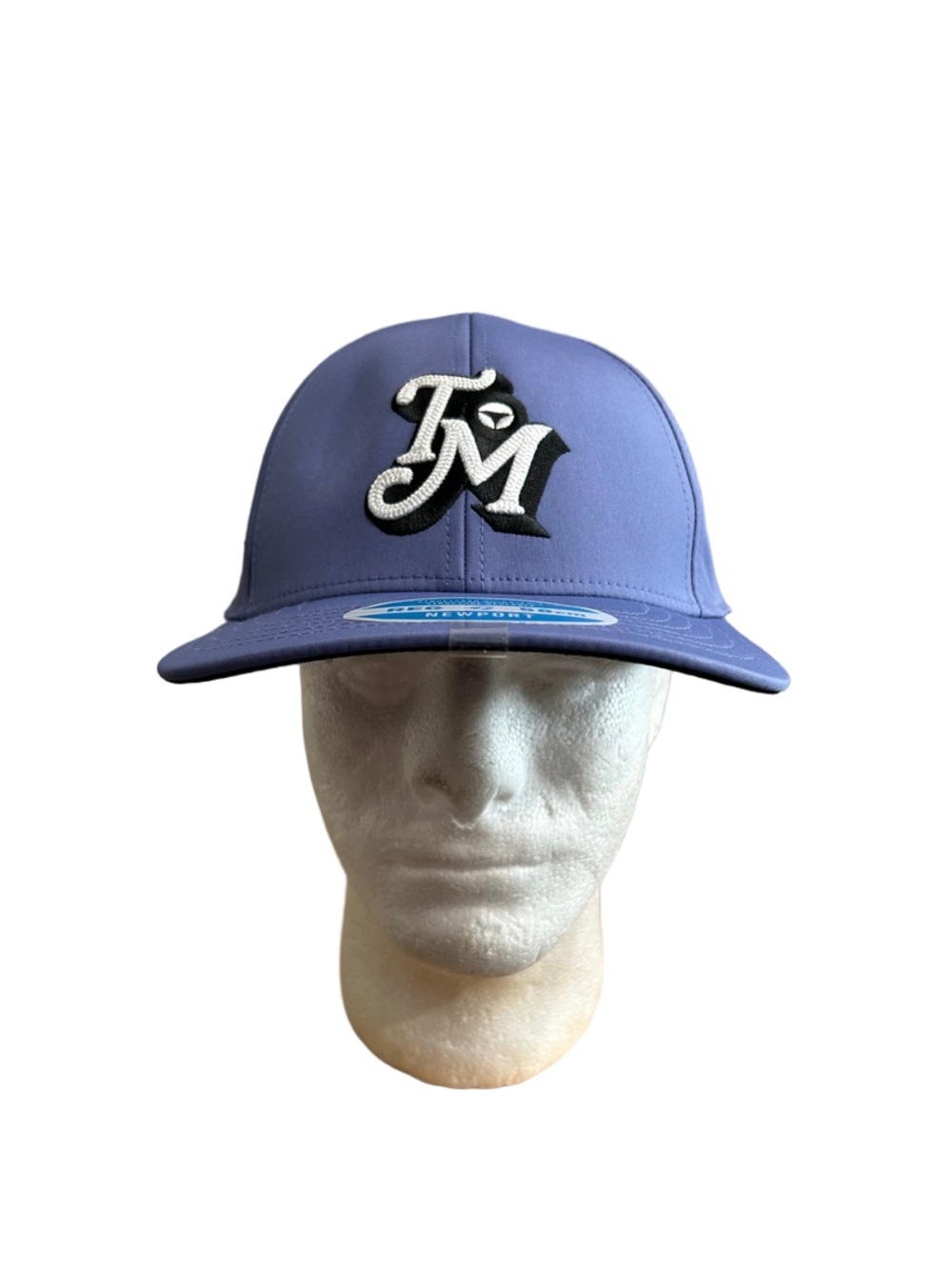 TaylorMade Lavender Flat-Brim Cap with Black & White Embroidered Logo
